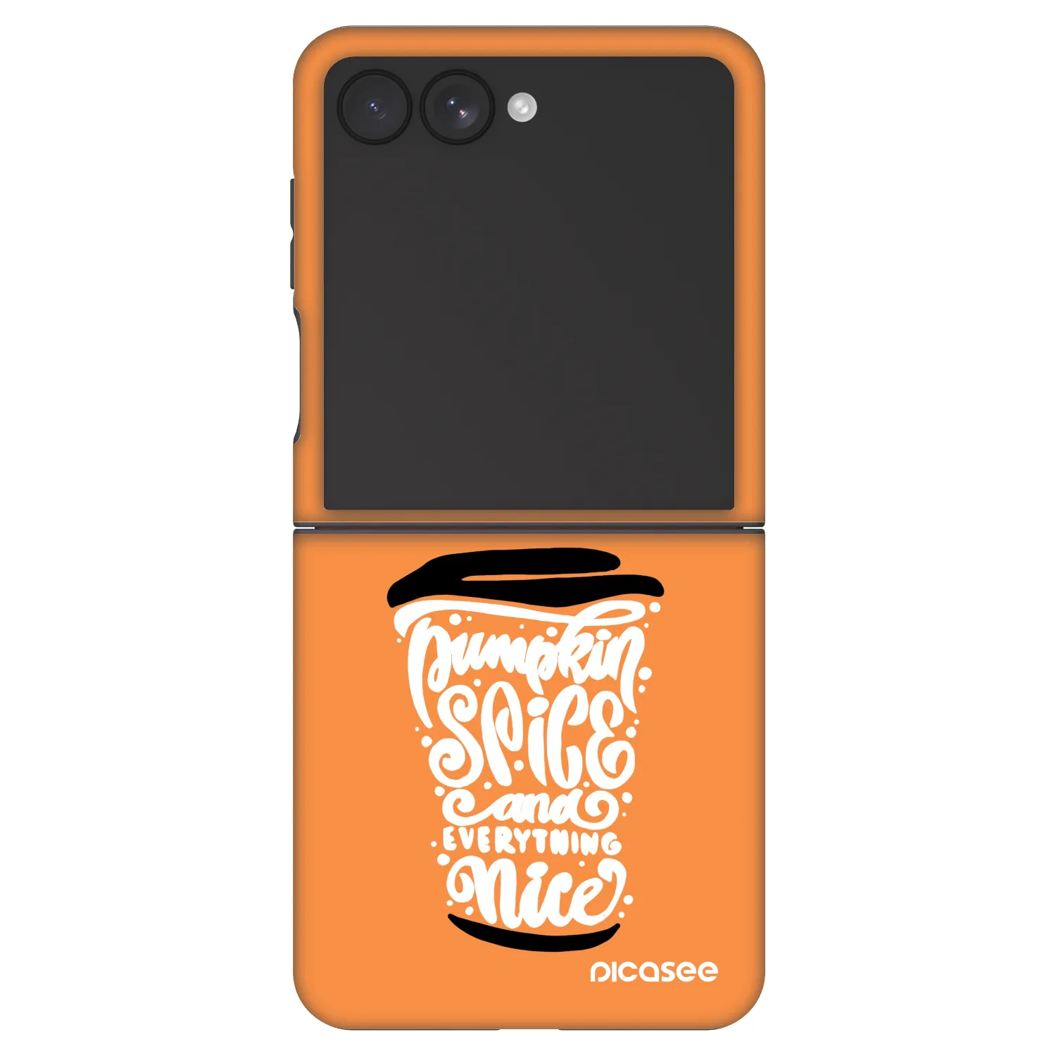 Picasee Fashion Case pentru Samsung Galaxy Z Flip7 5G - Pumpkin coffee