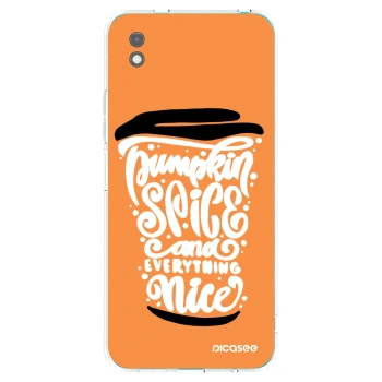 Picasee husă neagră din silicon pentru Xiaomi Redmi 9A - Pumpkin coffee