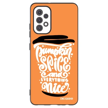 Picasee husă neagră din silicon pentru Samsung Galaxy A32 5G A326B - Pumpkin coffee