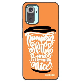 Picasee husă neagră din silicon pentru Xiaomi Redmi Note 10 Pro - Pumpkin coffee