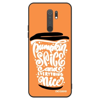 Husă pentru Xiaomi Redmi 9 - Pumpkin coffee