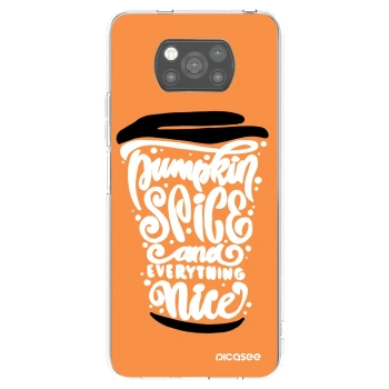 Picasee husă neagră din silicon pentru Xiaomi Poco X3 Pro - Pumpkin coffee