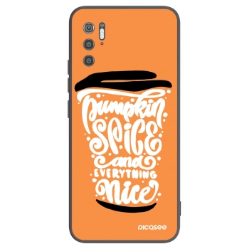 Picasee husă neagră din silicon pentru Xiaomi Poco M3 Pro 5G - Pumpkin coffee