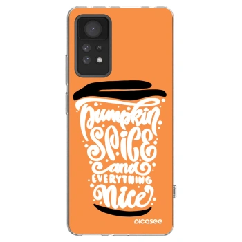 Picasee husă transparentă din silicon pentru Xiaomi Redmi Note 11 Pro - Pumpkin coffee
