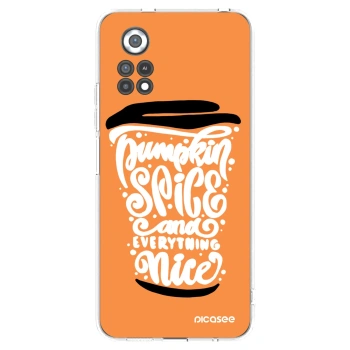 Picasee husă transparentă din silicon pentru Xiaomi Poco X4 Pro 5G - Pumpkin coffee
