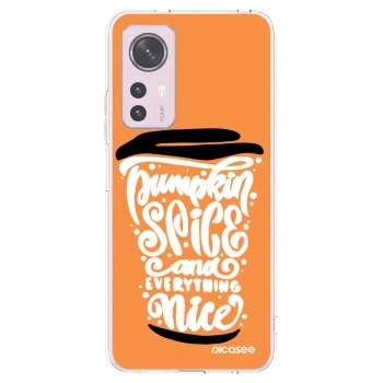 Picasee husă transparentă din silicon pentru Xiaomi 12 - Pumpkin coffee