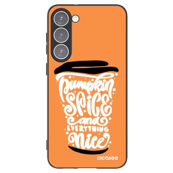 Picasee husă neagră din silicon pentru Samsung Galaxy S23+ 5G - Pumpkin coffee