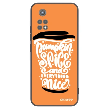 Picasee husă neagră din silicon pentru Xiaomi Redmi Note 11S 5G - Pumpkin coffee