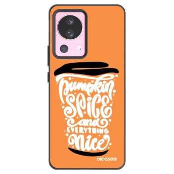 Picasee husă neagră din silicon pentru Xiaomi 13 Lite - Pumpkin coffee