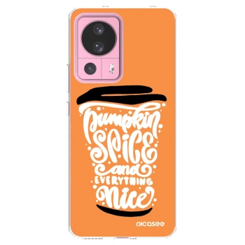 Picasee husă transparentă din silicon pentru Xiaomi 13 Lite - Pumpkin coffee