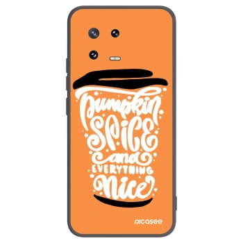 Picasee husă neagră din silicon pentru Xiaomi 13 Pro - Pumpkin coffee