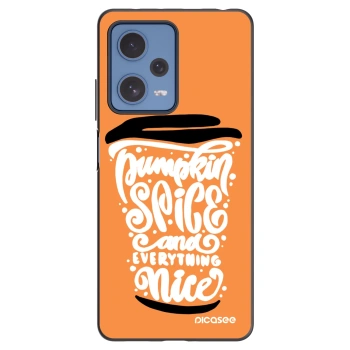 Picasee husă neagră din silicon pentru Xiaomi Redmi Note 12 Pro 5G - Pumpkin coffee
