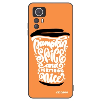 Picasee husă neagră din silicon pentru Xiaomi Redmi Note 12S - Pumpkin coffee