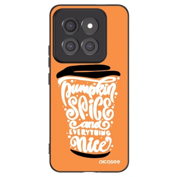 Picasee husă neagră din silicon pentru Xiaomi 14 Pro - Pumpkin coffee
