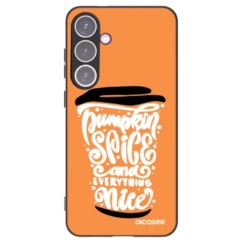 Picasee husă neagră din silicon pentru Samsung Galaxy S24+ S926B 5G - Pumpkin coffee