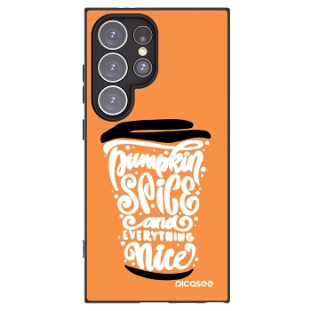 Picasee husă neagră din silicon pentru Samsung Galaxy S24 Ultra S928B 5G - Pumpkin coffee