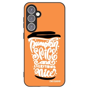 Picasee husă neagră din silicon pentru Samsung Galaxy S23 FE S711B - Pumpkin coffee