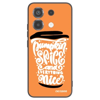 Picasee husă neagră din silicon pentru Xiaomi Poco X6 - Pumpkin coffee