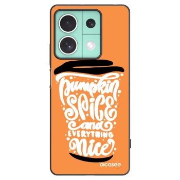 Picasee husă neagră din silicon pentru Xiaomi Redmi Note 13 5G - Pumpkin coffee