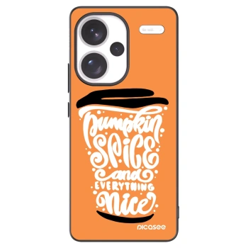 Picasee husă neagră din silicon pentru Xiaomi Redmi Note 13 Pro+ 5G - Pumpkin coffee