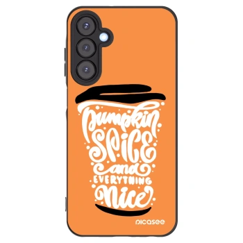 Picasee husă neagră din silicon pentru Samsung Galaxy A25 A256B 5G - Pumpkin coffee