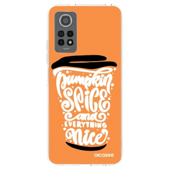 Picasee husă transparentă din silicon pentru Xiaomi Redmi Note 12 Pro 4G - Pumpkin coffee