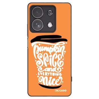 Picasee husă neagră din silicon pentru Xiaomi Redmi Note 13 Pro 4G - Pumpkin coffee