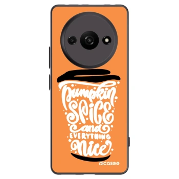 Picasee husă neagră din silicon pentru Xiaomi Redmi A3 - Pumpkin coffee