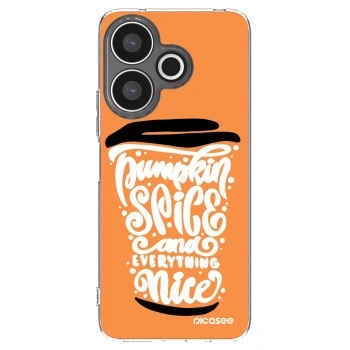 Picasee husă transparentă din silicon pentru Xiaomi Redmi 13 4G - Pumpkin coffee