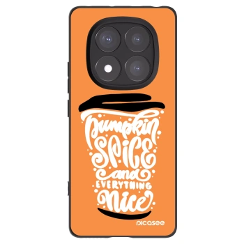 Picasee husă neagră din silicon pentru Xiaomi Redmi Note 14 Pro 5G - Pumpkin coffee