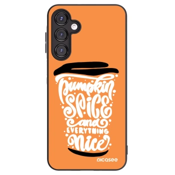 Picasee husă neagră din silicon pentru Samsung Galaxy A16 5G - Pumpkin coffee