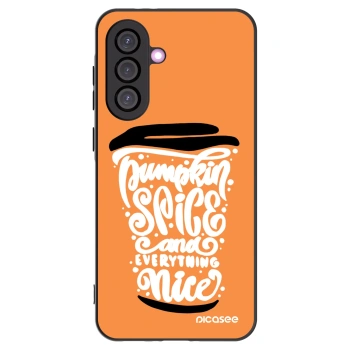 Picasee husă neagră din silicon pentru Samsung Galaxy A56 5G A566B - Pumpkin coffee