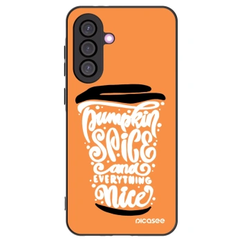 Picasee husă neagră din silicon pentru Samsung Galaxy A36 5G - Pumpkin coffee