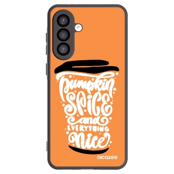 Picasee husă neagră din silicon pentru Samsung Galaxy A26 5G A266B - Pumpkin coffee