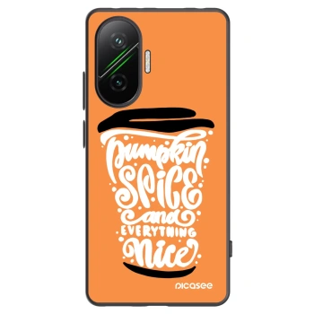 Picasee husă neagră din silicon pentru Xiaomi Poco F7 Pro 5G - Pumpkin coffee