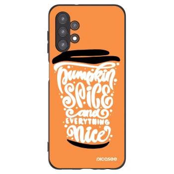 Picasee husă neagră din silicon pentru Samsung Galaxy A13 5G - Pumpkin coffee