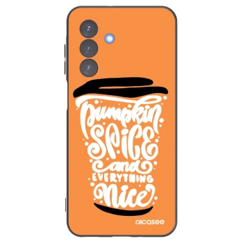 Picasee husă neagră din silicon pentru Samsung Galaxy A17 5G - Pumpkin coffee