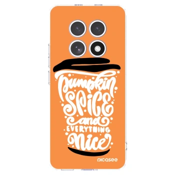 Picasee husă transparentă din silicon pentru Xiaomi Redmi Note 15 4G - Pumpkin coffee