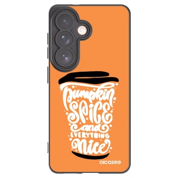 Picasee husă neagră din silicon pentru Samsung Galaxy S26 - Pumpkin coffee