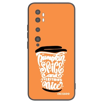Picasee husă neagră din silicon pentru Xiaomi Mi Note 10 (Pro) - Pumpkin coffee
