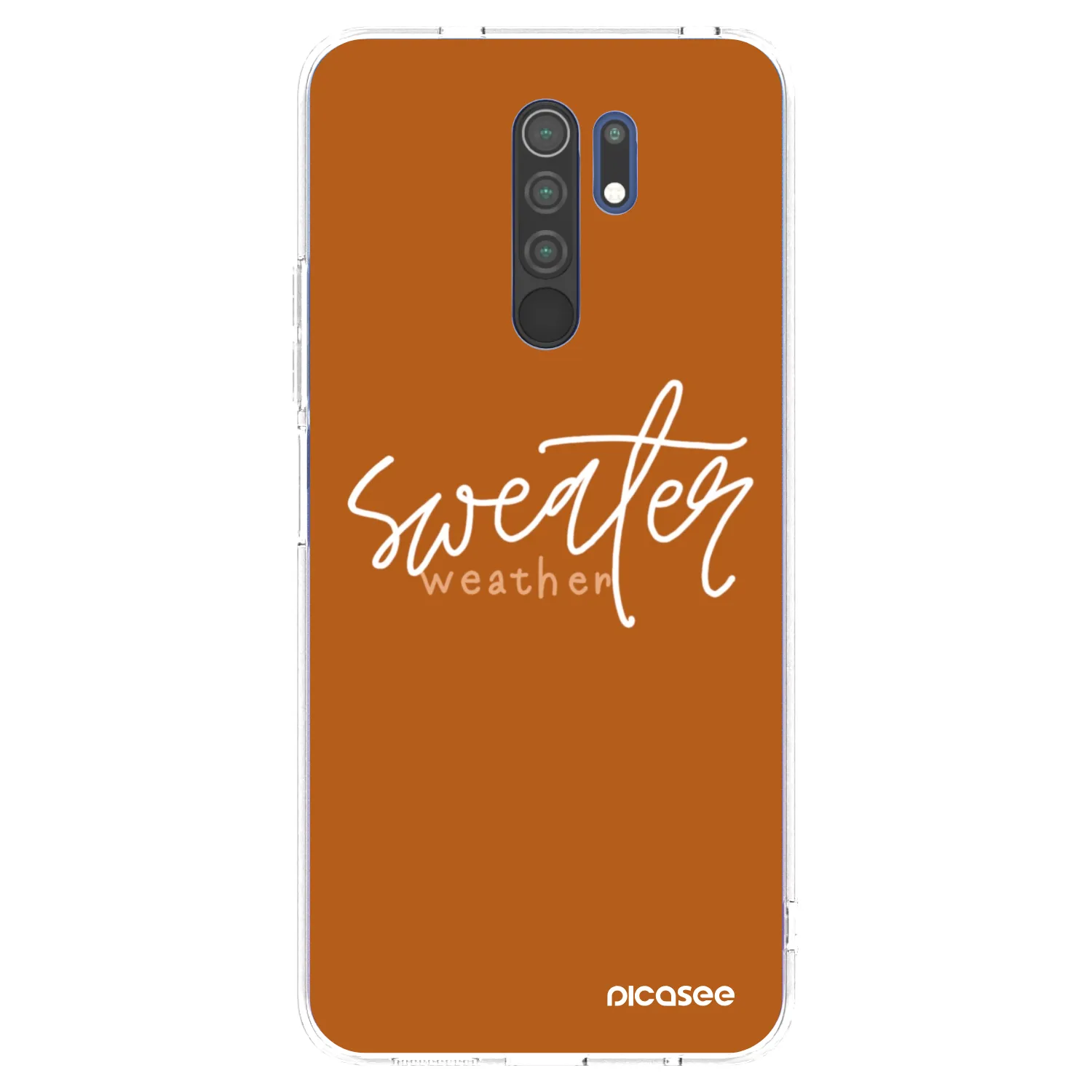 Picasee husă transparentă din silicon pentru Xiaomi Redmi 9 - Sweater weather