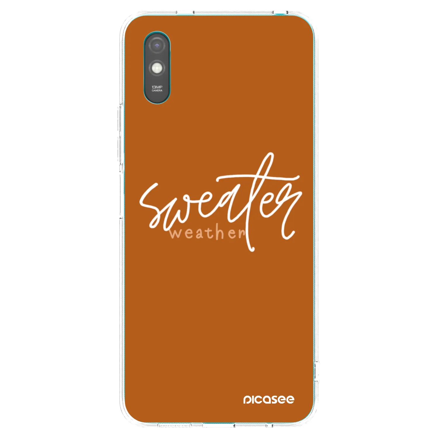 Picasee husă transparentă din silicon pentru Xiaomi Redmi 9A - Sweater weather