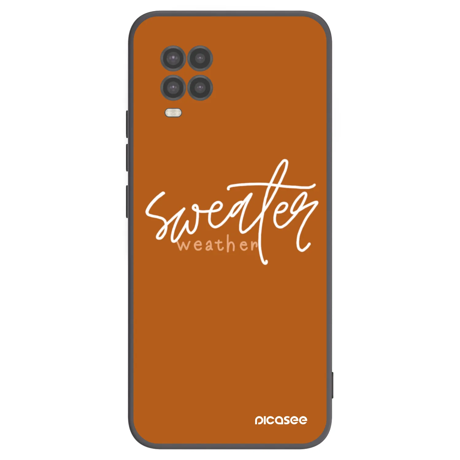 Picasee husă neagră din silicon pentru Xiaomi Mi 10 Lite - Sweater weather