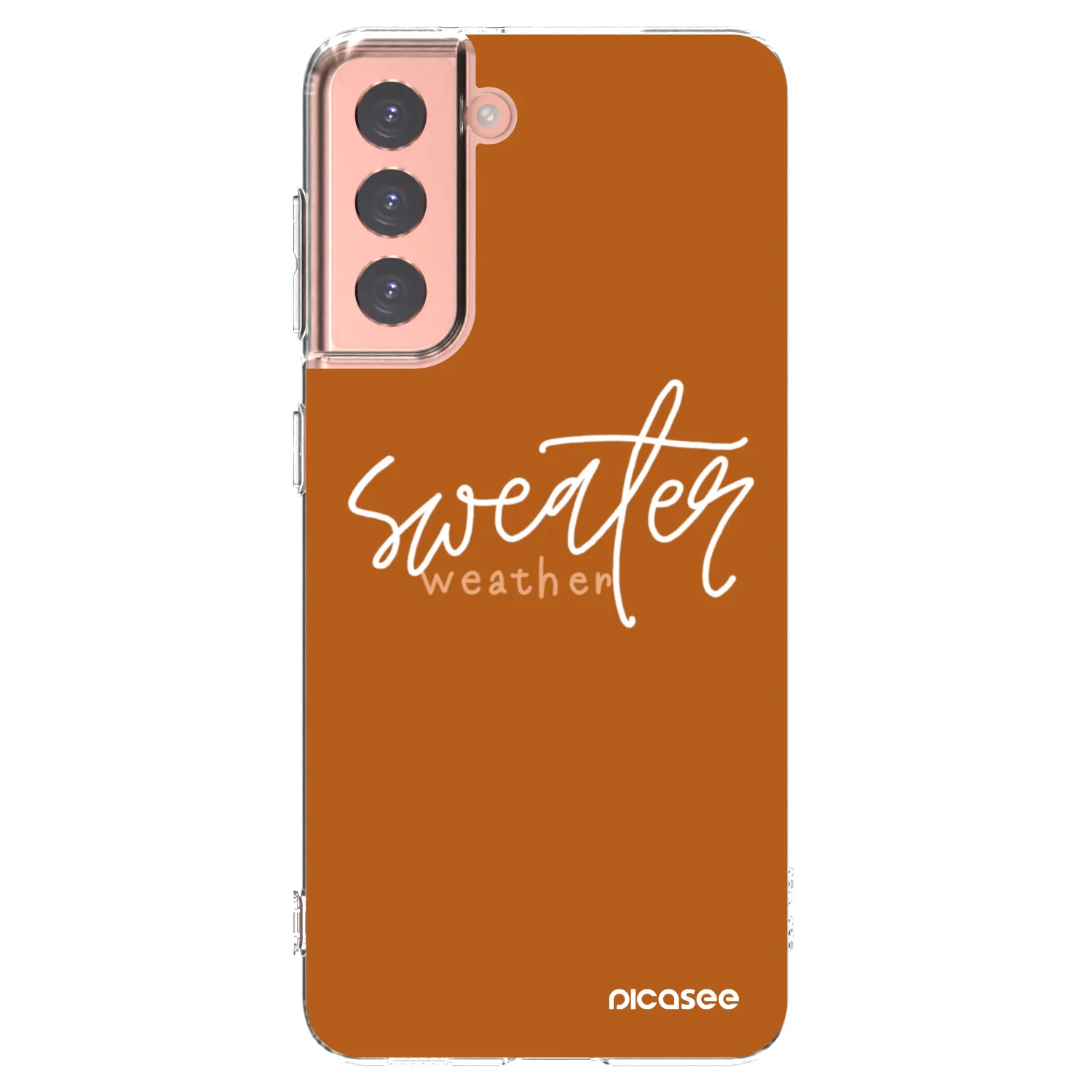 Picasee husă transparentă din silicon pentru Samsung Galaxy S21 5G G991B - Sweater weather