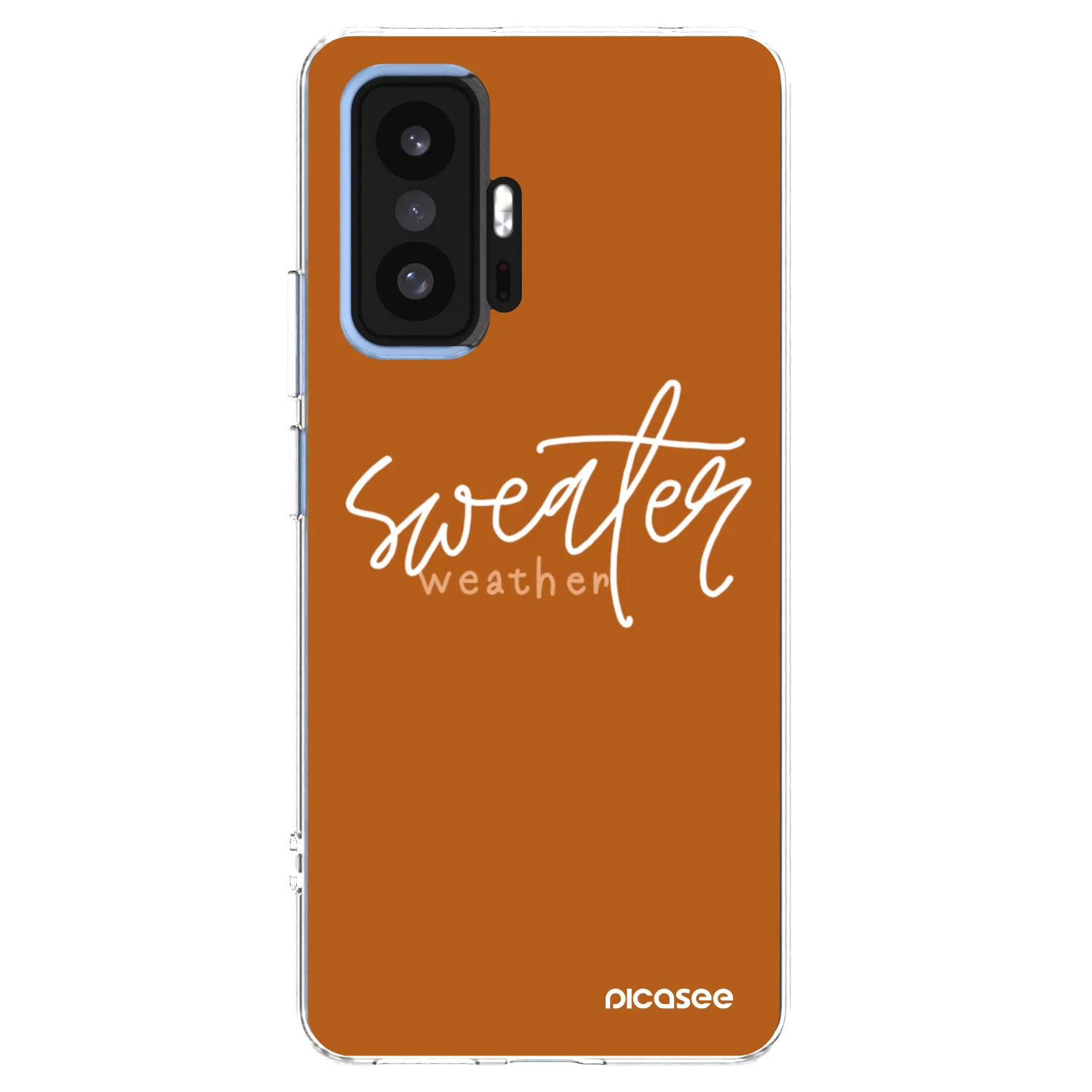 Picasee husă transparentă din silicon pentru Xiaomi 11T Pro - Sweater weather