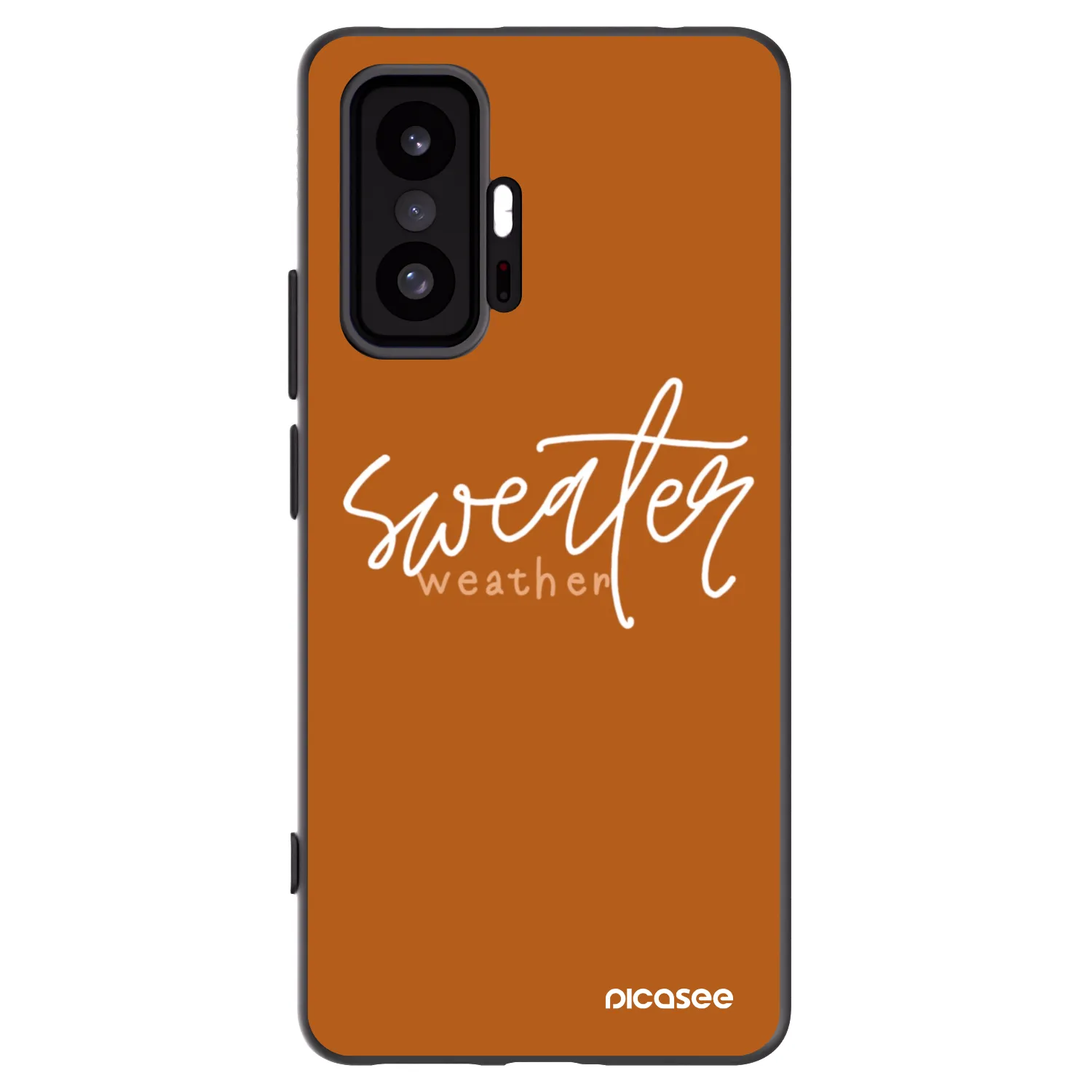 Picasee husă neagră din silicon pentru Xiaomi 11T Pro - Sweater weather