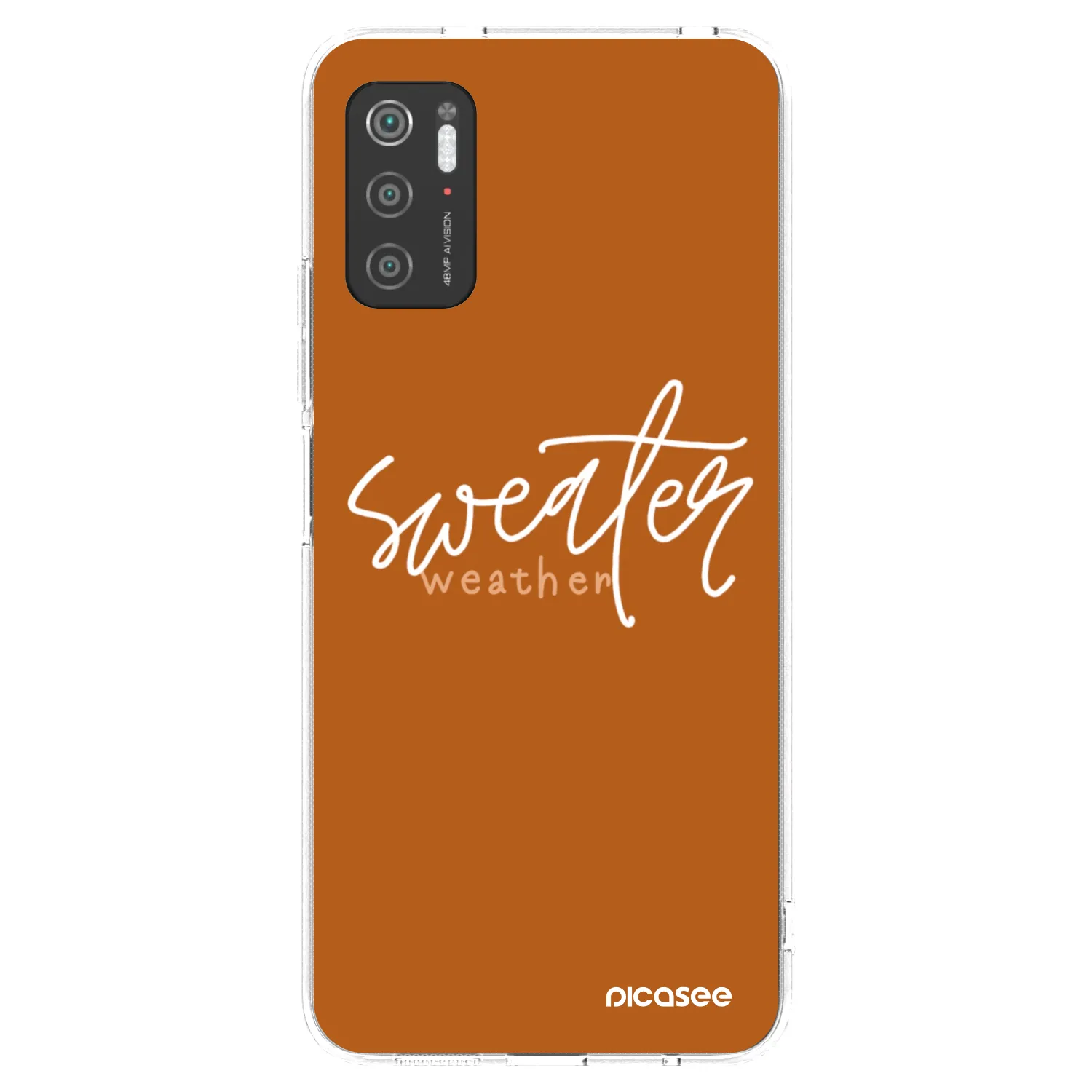 Picasee husă transparentă din silicon pentru Xiaomi Poco M3 Pro 5G - Sweater weather