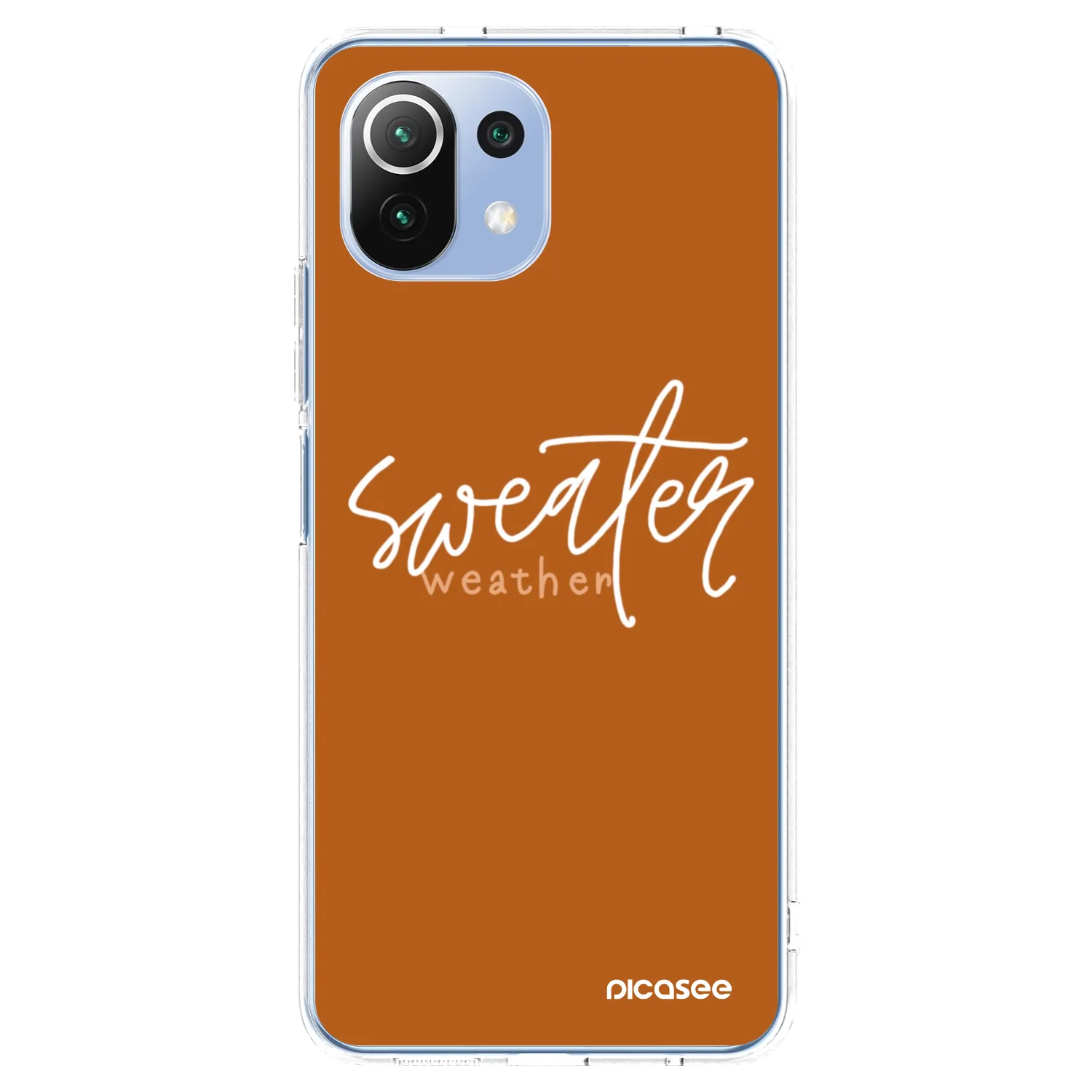 Picasee husă transparentă din silicon pentru Xiaomi 11 Lite 5G NE - Sweater weather