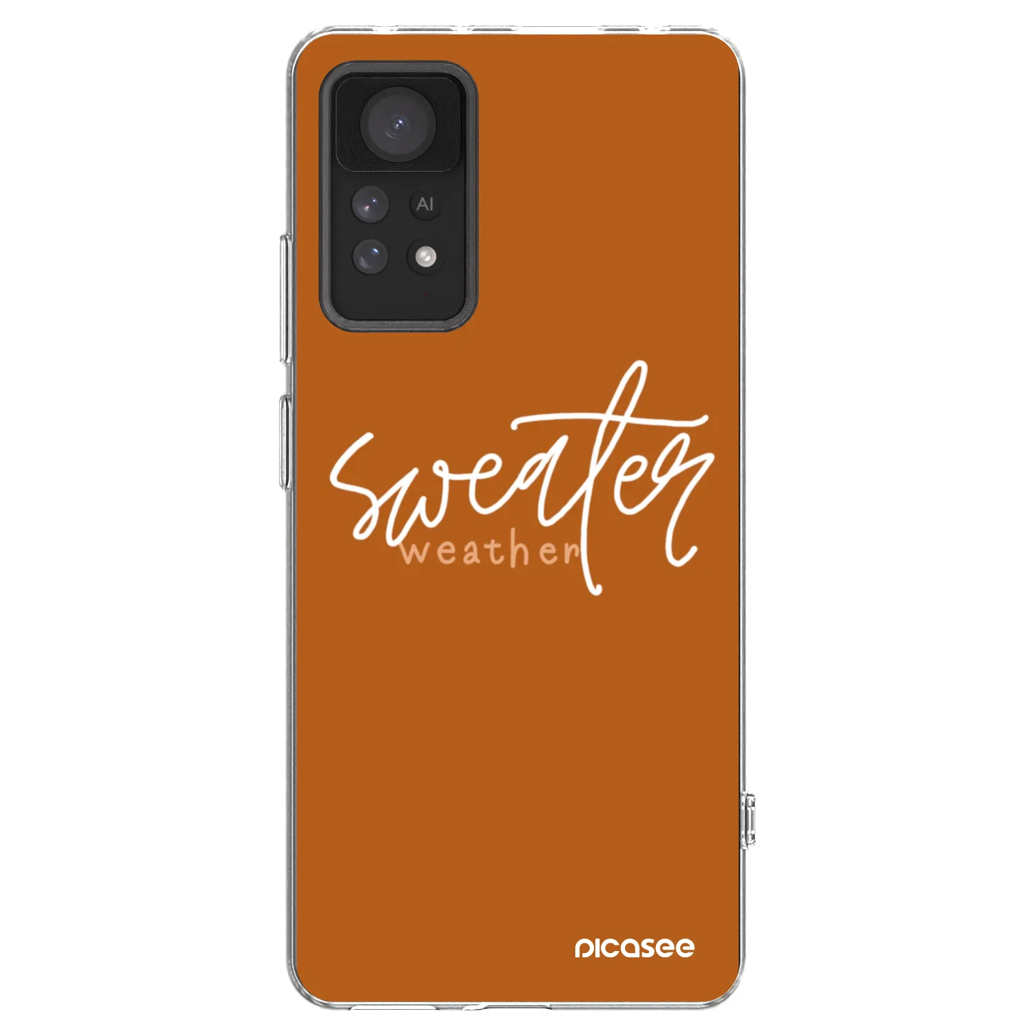 Picasee husă transparentă din silicon pentru Xiaomi Redmi Note 11 Pro 5G - Sweater weather