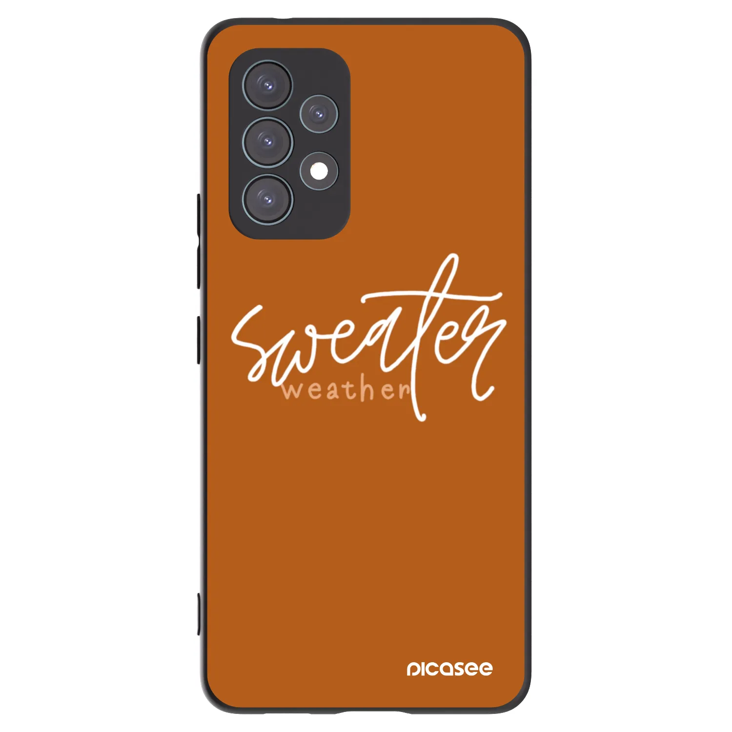 Picasee husă neagră din silicon pentru Samsung Galaxy A53 5G A536 - Sweater weather